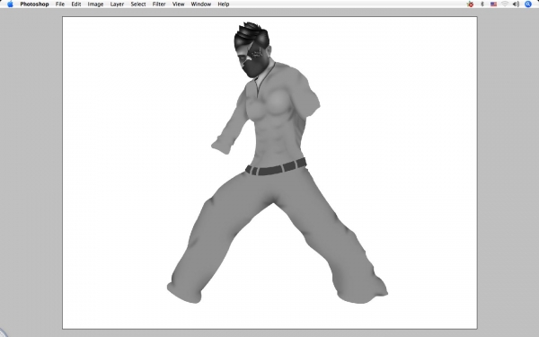 Creation of Narutric (fighter): Step 44
